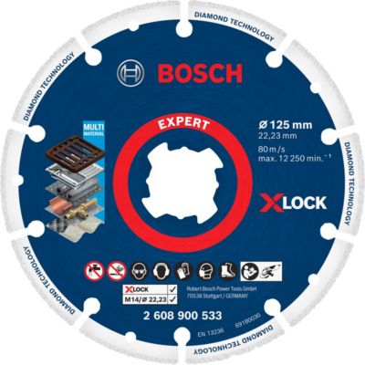 Disque diamant Bosch pour métal Expert Ø125mm