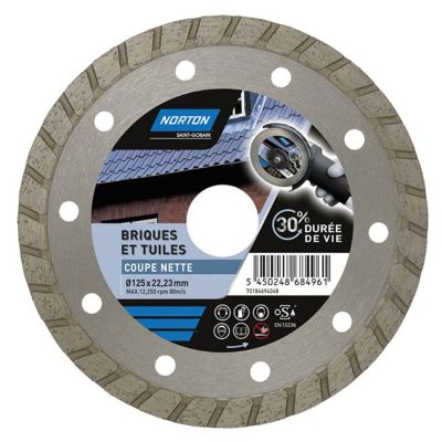 Disque Norton Classic 125 Mm Pour Tuile Et Brique – Neuf Sous Emballage