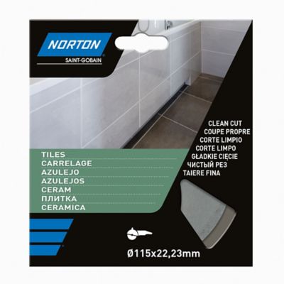 Disque diamant continu carrelage Norton 115x22,2 mm