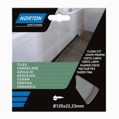 Disque diamant continu carrelage Norton 125x22,2 mm