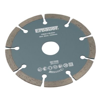Disque diamant discontinu Erbauer 115x22,2 mm
