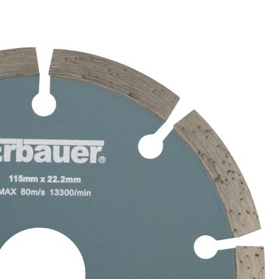 Disque diamant discontinu Erbauer 115x22,2 mm