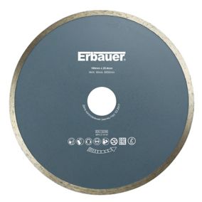 Disque diamant Erbauer 180x25,4 mm Acier