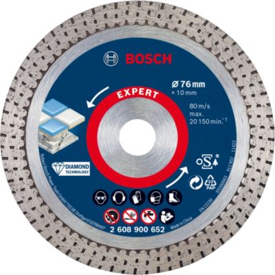 Disque diamant expert Bosch 76X1.9X10 mm