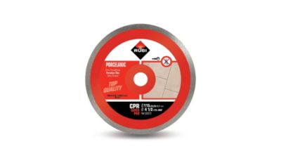 Disque diamant grès porcelaine continu RUBI CPR 115 SUPERPRO