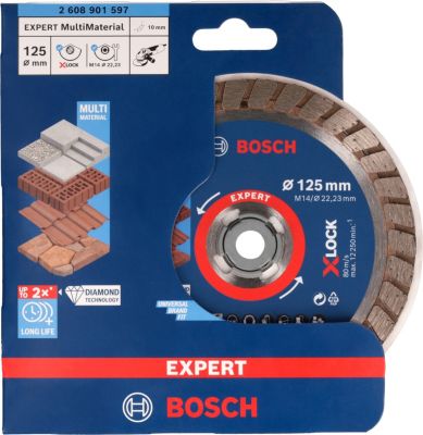 Disque diamant multi-matériaux Bosch expert Ø125mm