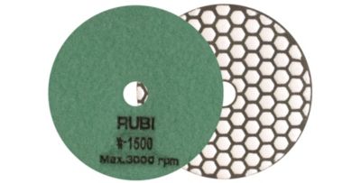 Disque diamant polissage carrelage à sec 1500 grains D.100 mm Rubi