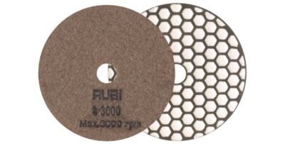 Disque diamant polissage carrelage à sec 3000 grains D.100 mm Rubi
