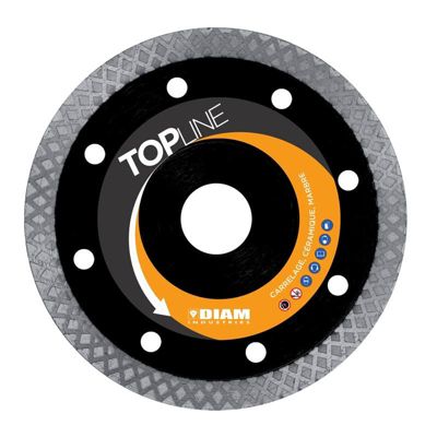 Disque diamant pour carrelage céramique 125x22,3mm - DIAM INDUSTRIES - FC90125