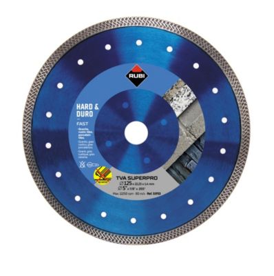 Disque diamant pour matériaux durs Rubi Turbo Viper Super Pro TVA 125