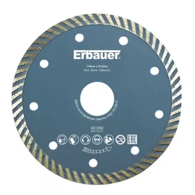Disque diamant turbo multi Erbauer 115x22,2 mm