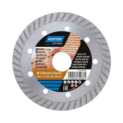 Disque Diamant Norton Expert Pour Béton - 125 X 22,23 Mm - Haute Qualité