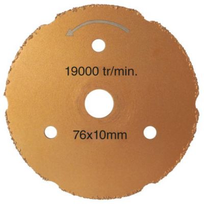 Disque diamanté universel pour mini meuleuse angulaire CS 76 76x10mm - FARTOOLS - 115416