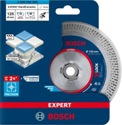 Disque diamant XLOCK Bosch HardCeramic expert 125mm