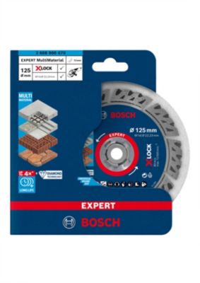 Disque diamant XLOCK Bosch multi-matériaux expert 125x22/23mm