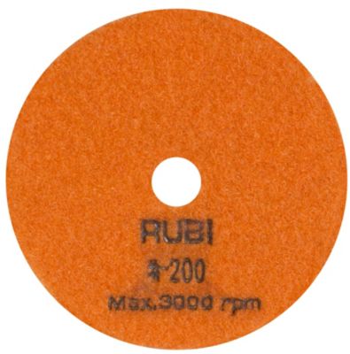 Disque flexible diamant pour polissage Ø 100 mm grain 200 Rubi