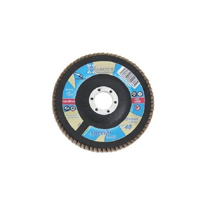 Lot De 10 Disques à Lamelles Zirconium 125 Mm Grain 60 – Pour Acier Inox Et Métaux