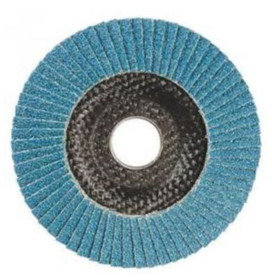 Disque à Lamelles Tivoly XT10112011346 Ø125 Mm Grain 40 – Zirconium + Céramique, Ultra-Abrasif Pour Inox Et Acier Allié, Meuleuse D'Angle