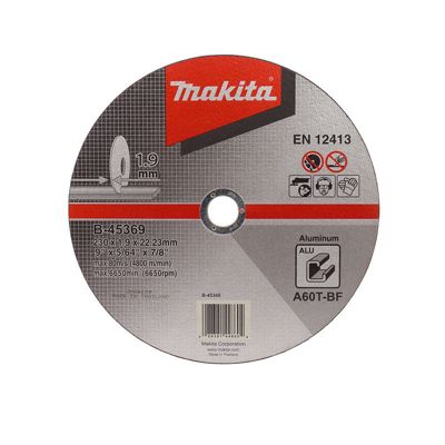 Disque À Tronçonner Aluminium Pour Meuleuses Makita B-45369