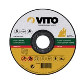 Disque à tronçonner la pierre Diamètre 180 mm Alésage 22,5 mm VITO