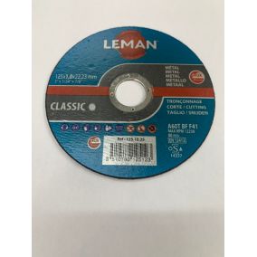 Disque à tronçonner plat métal fin Inox Classic dim 125 Alésage 22,23 Ep. 1mm