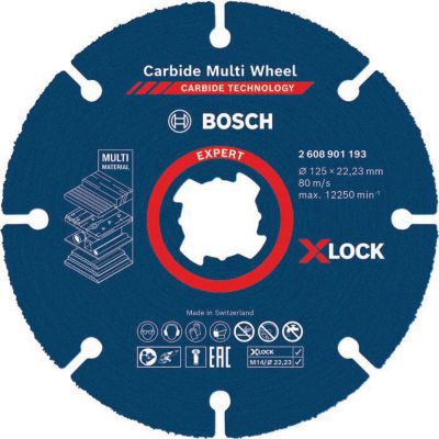 Disque à tronçonner - X-LOCK - Bosch - Diamètre125 mm