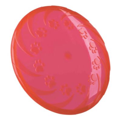 Disque Volant Dog Disc, TPR, flottant pour chiens. D 18 cm Coloris: aléatoires