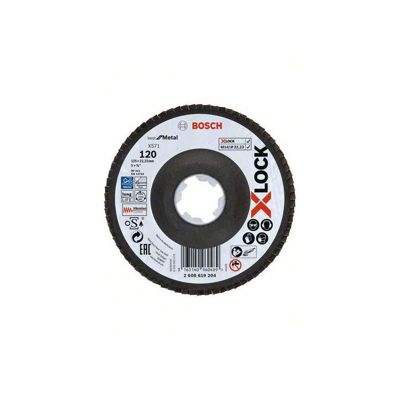 Disque X-LOCK à lamelles déporté Best for Metal 125 mm grain 60 - 2608619202
