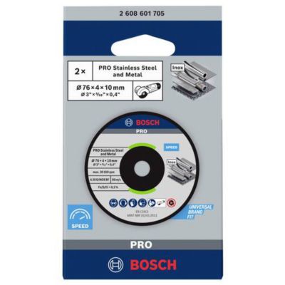 Disques à tronçonner Expert for Inox 76mm - BOSCH - 2608601705