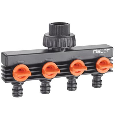 Distributeur 4 sorties Claber L. 18.3 cm