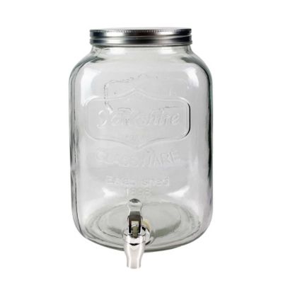 Distributeur à Boisson en Verre 8L avec Robinet - MADAS