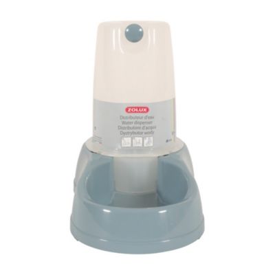 Distributeur d'eau 6.5 litres, bleu en plastique, pour chien — free download