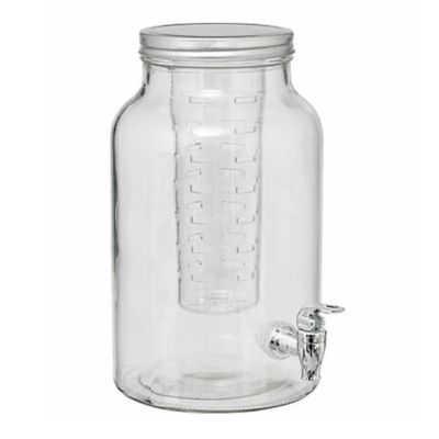 Distributeur de Boisson en Verre "Fuzy" 6L Transparent