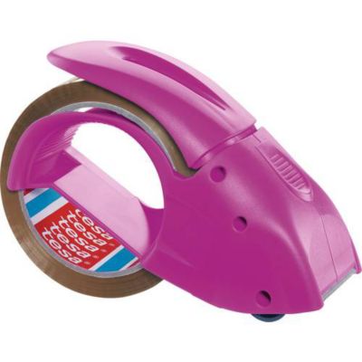 Distributeur de ruban Pack'n Go rose - Dérouleur manuel ergonomique pour rouleau 50 mm.