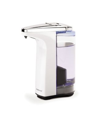 Distributeur de savon à capteur blanc Simplehuman