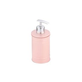 Distributeur de savon Acier HABANA Rose Pastel MSV