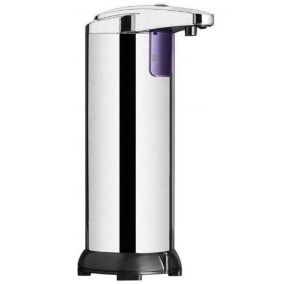 Distributeur de savon automatique en acier inoxydable avec base étanche et détecteur de mouvement infrarouge