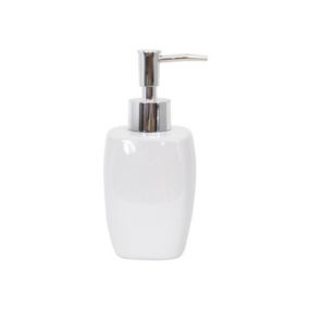 Distributeur de savon Céramique CLASSIC Blanc MSV