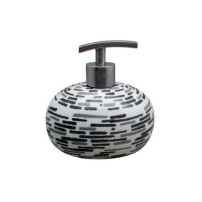 Distributeur de savon Céramique JAVA LOFT Gris Anthracite MSV