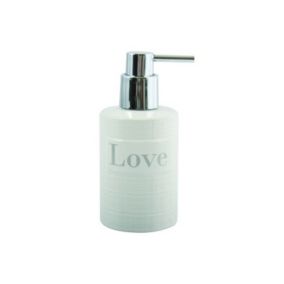 Distributeur de savon Céramique LOVE Blanc MSV