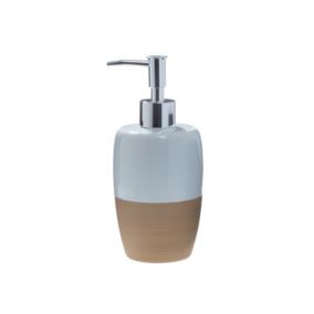 Distributeur de savon Céramique SIENA Blanc  Beige Spirella