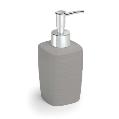 Distributeur De Savon En Céramique Gris 240 Ml Calla