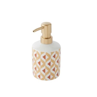 Distributeur de savon en céramique noisette Levasseur Ines