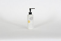 Distributeur de savon en céramique Norasia Suna blanc motif tâches rondes multicolores
