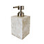 Distributeur de savon en polyrésine, effet pierre, GoodHome Cenia