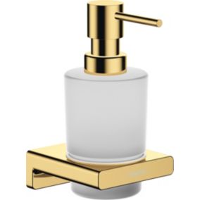 Distributeur de savon liquide aspect doré poli Addstoris Hansgrohe