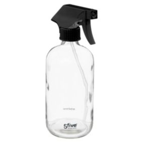Distributeur de savon liquide en spray 450 ml, transparent, 5Five