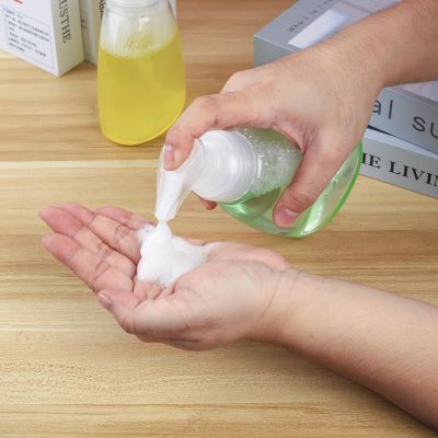 Distributeur Savon Mousse Segbeauty - Lot De 4 X 400ml - Tête Pompe à Mousse - Transparent