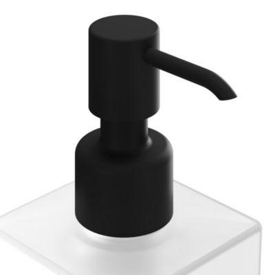 Distributeur de savon mural acier inoxydable noir Teesta GoodHome — free download