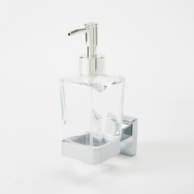 Distributeur de savon mural en verre et chromé Alessano GoodHome